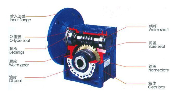 NMRV減速機(jī)拆分圖